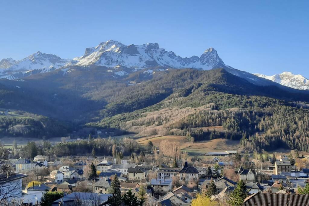 Ferienwohnung Cap Plein Sud En Ubaye Barcelonnette Exterior foto
